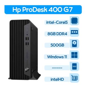 مینی کیس استوک  HP ProDesk 400G7 Corei5 نسل 10 سایز SFF