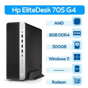 مینی کیس استوک  Hp EliteDesk 705 G4 Corei5  سایز SFF