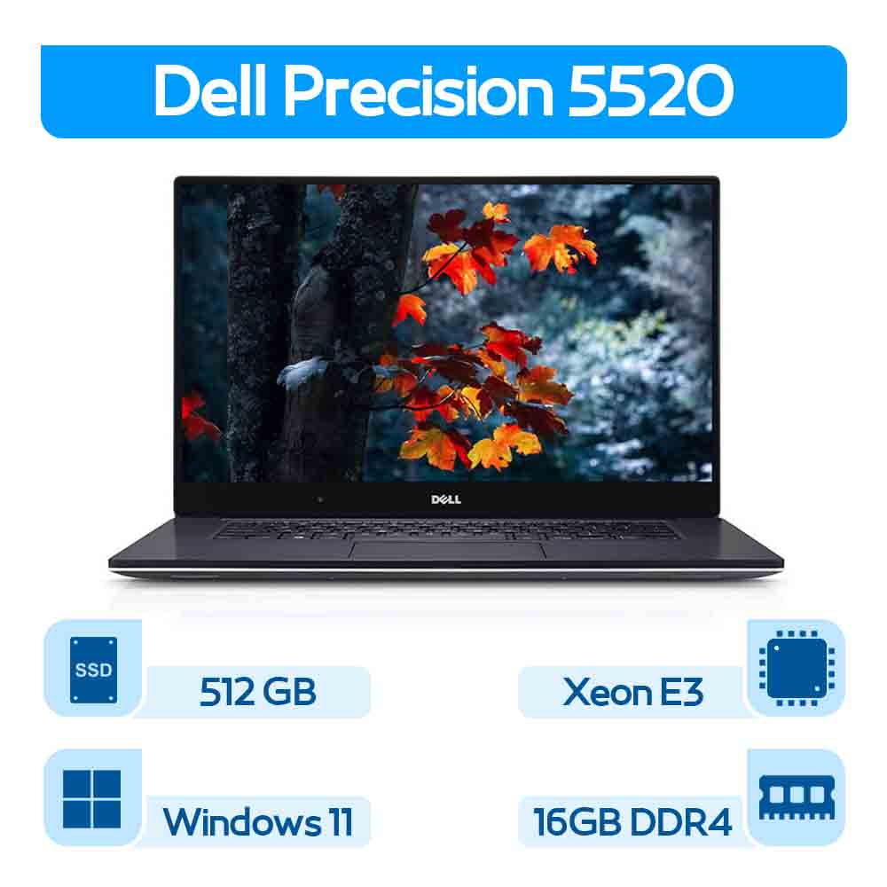 لپتاپ استوک دل Dell Precision 5520  نسل 7