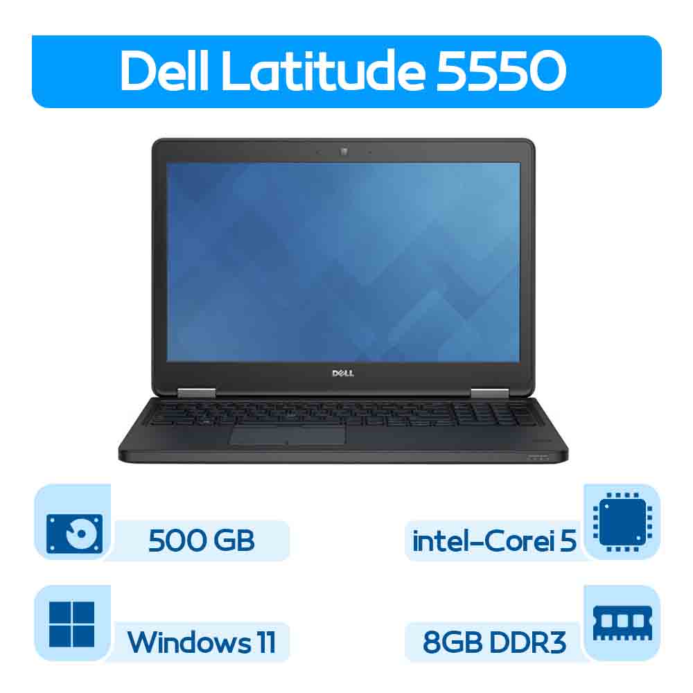 لپتاپ استوک دل Dell Latitude E5550  نسل 5