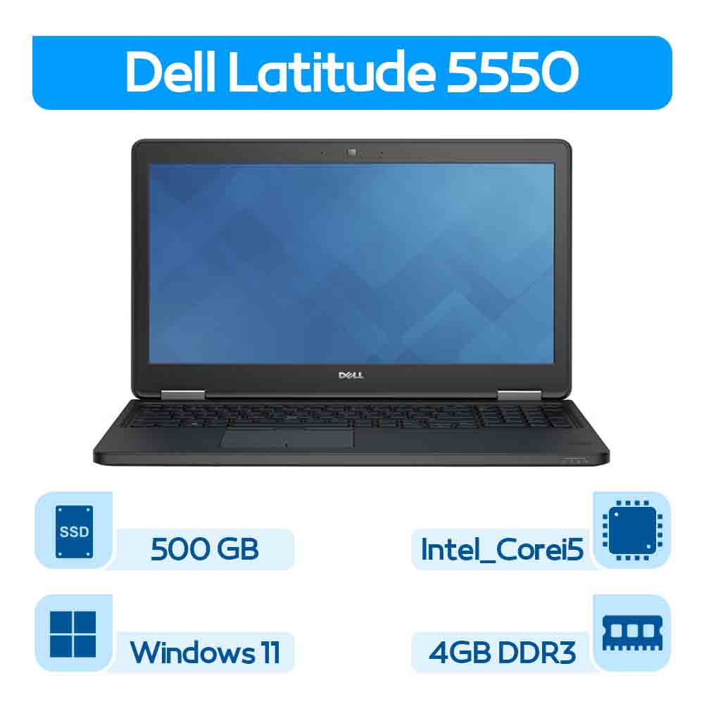 لپتاپ استوک دل Dell Latitude E5550  نسل 5