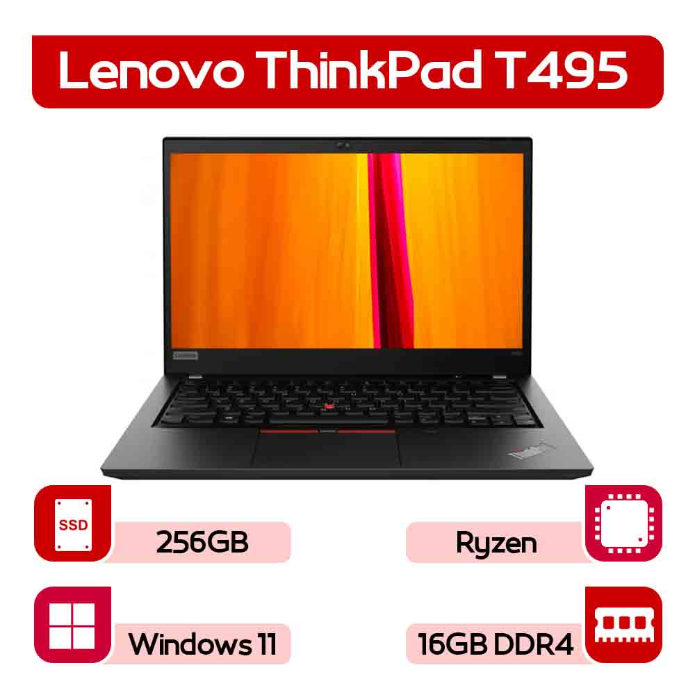 لپتاپ استوک Lenovo ThinkPad T495 سری Ryzen7