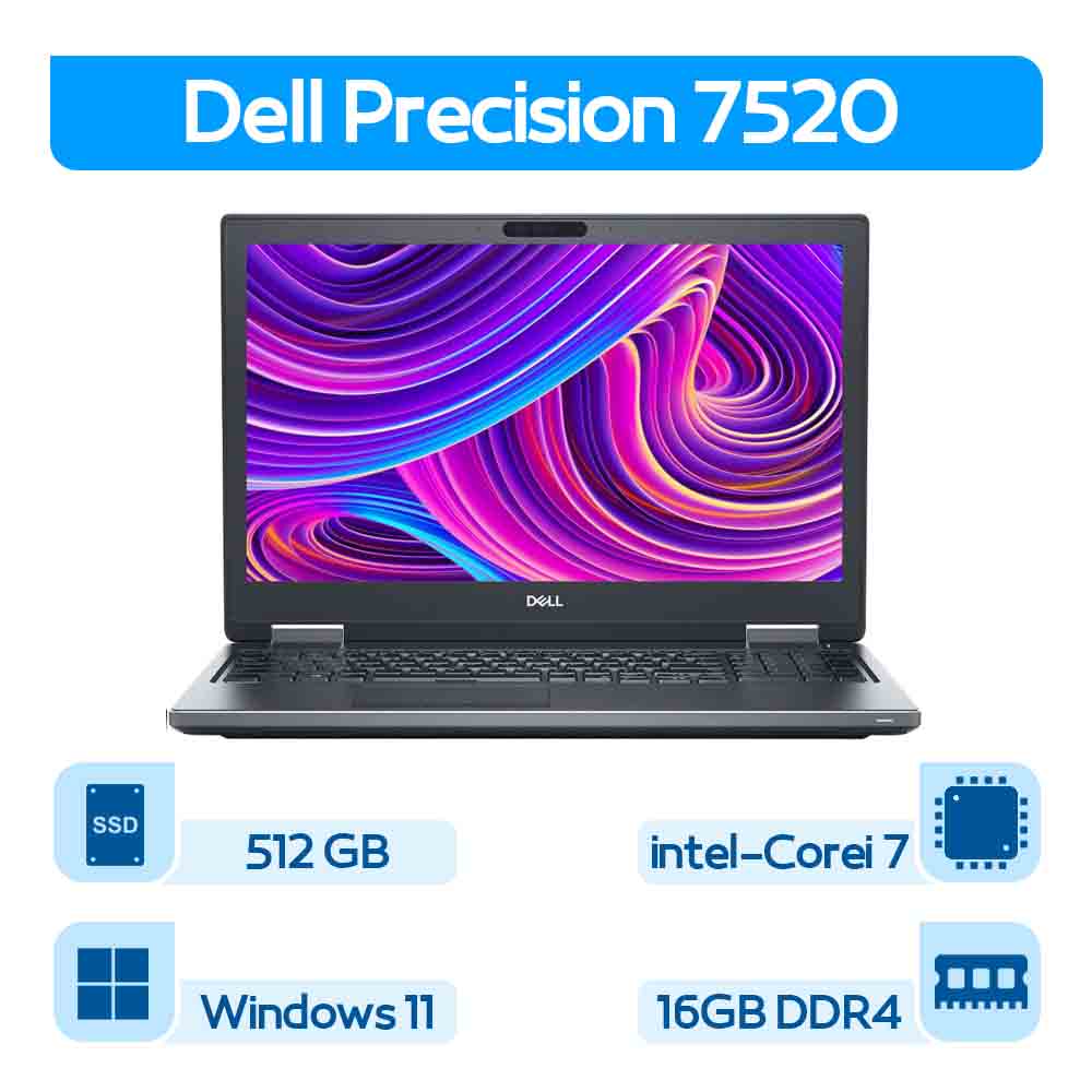 لپتاپ استوک دل Dell Precision 7520 نسل 7