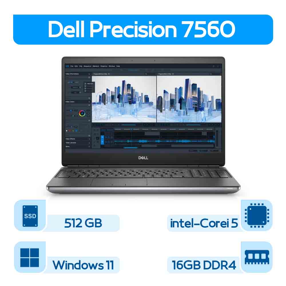 لپتاپ استوک دل Dell Precision 7560 نسل 11